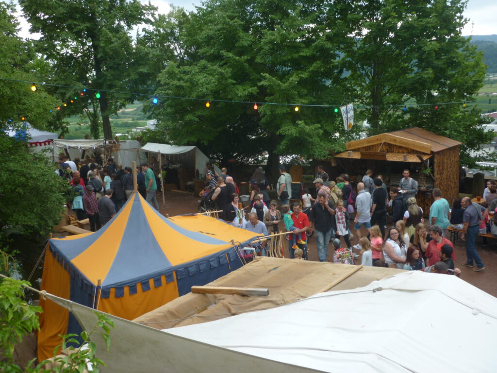 Marktstände und Bewirtung